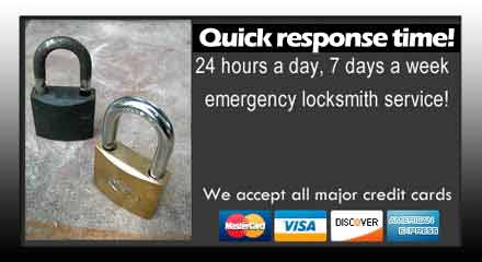 Quick 15 minute response time! 24 hours a day, 7 days a week